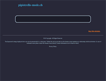 Tablet Screenshot of onlineshop.pipistrello-mode.ch